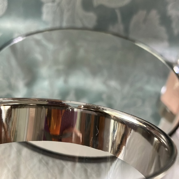 VINTAGE QUEENS LUSTERWARE Z MONOGRAM SILVER SCROLLS & TOP 8oz BARWARE - Picture 12 of 12